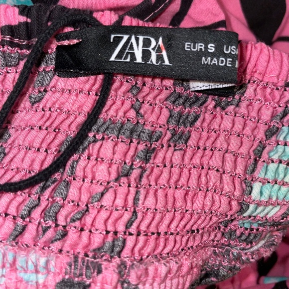 Zara Cotton Maxi Dress size small NWOT - Picture 6 of 9